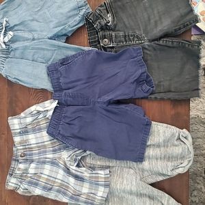 Lot of 5 boys 4t shorts osh kosh/old navy/carters